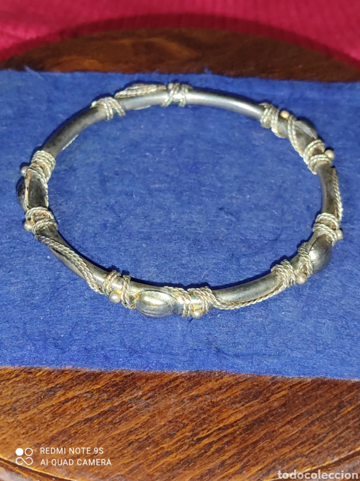 Joyeria: Pulsera con hilo filigrana.Vintage. - Foto 1