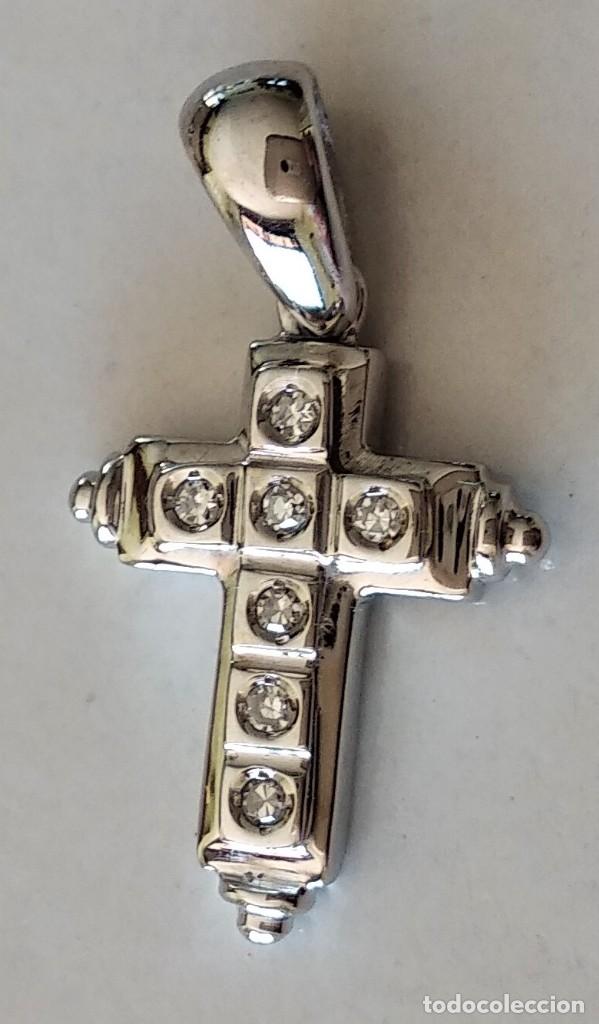 Joyeria: CRUZ ORO BLANCO Y BRILLANTES - Foto 1