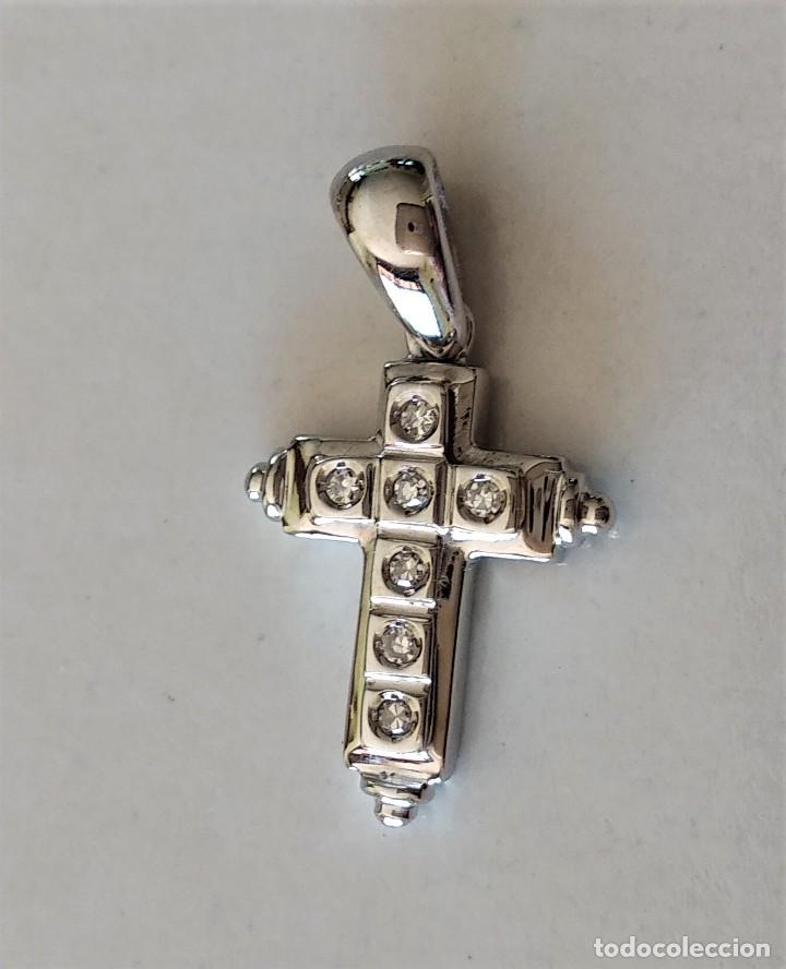 Joyeria: CRUZ ORO BLANCO Y BRILLANTES - Foto 4