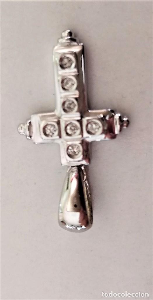 Joyeria: CRUZ ORO BLANCO Y BRILLANTES - Foto 5