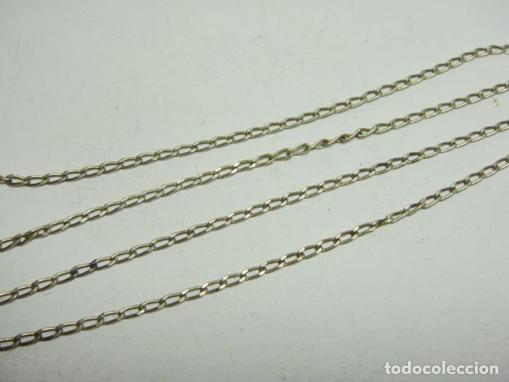 Joyeria: Cadena de plata. Con contrastes. - Foto 1