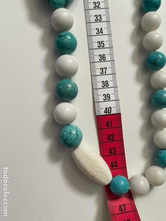 Joyeria: Gran collar de piedras naturales turquesa - Foto 3