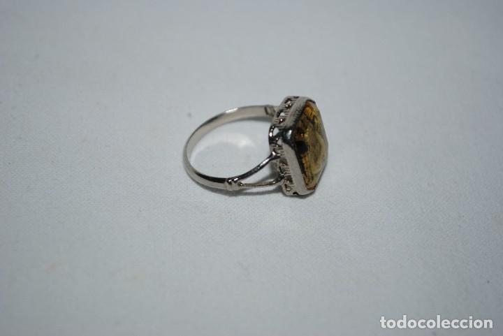 Joyeria: ANILLO PLATEADO CON EL SE&Ntilde;OR NAZARENO . - Foto 2