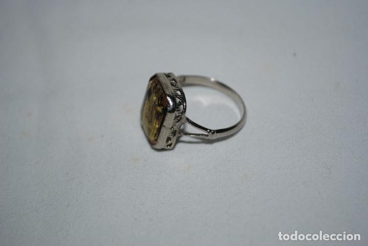 Joyeria: ANILLO PLATEADO CON EL SE&Ntilde;OR NAZARENO . - Foto 4