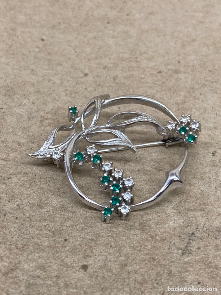 Joyeria: Broche de plata rodiado /B126 - Foto 1