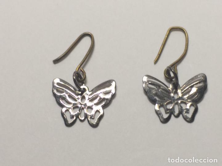 Joyeria: Pendientes mariposas. Metal - Foto 3