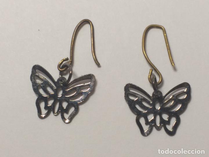 Joyeria: Pendientes mariposas. Metal - Foto 4