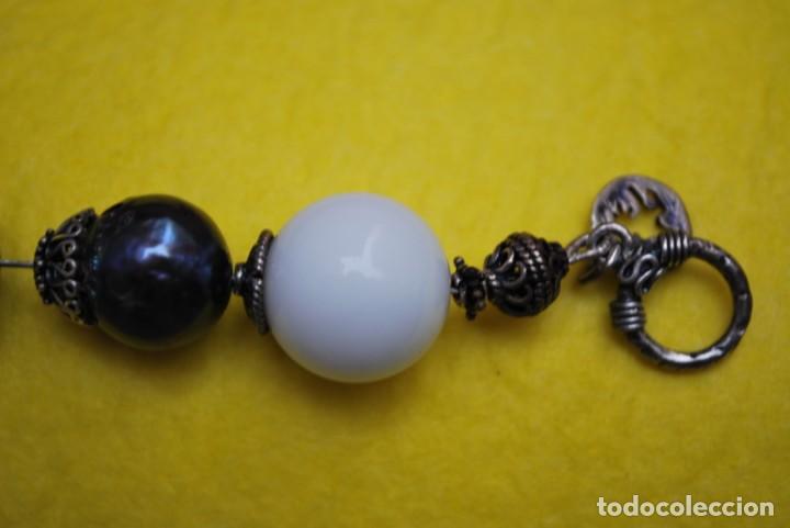 Joyeria: Pulsera de plata de ley y perlas, piedras . - Foto 2