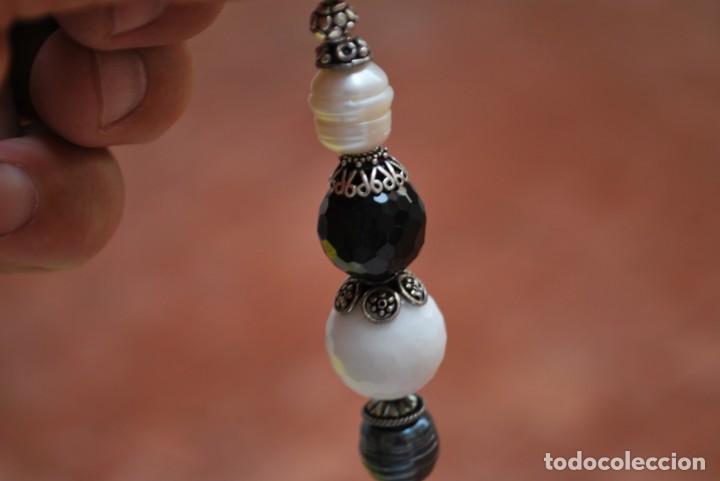 Joyeria: Pulsera de plata de ley y perlas, piedras . - Foto 11
