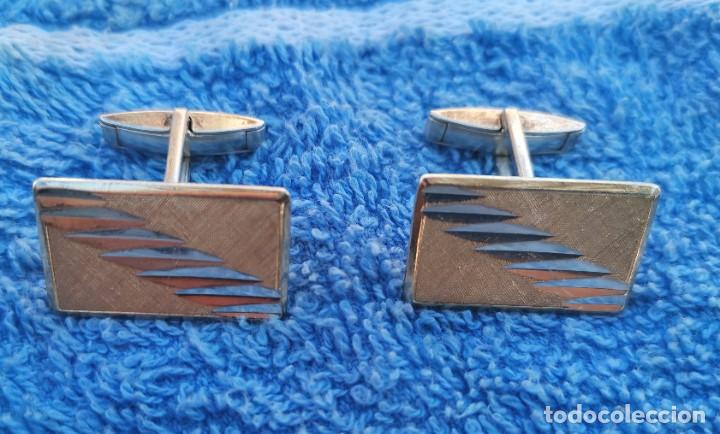 Joyeria: Gemelos a&ntilde;os 60 plata y oro - Foto 7