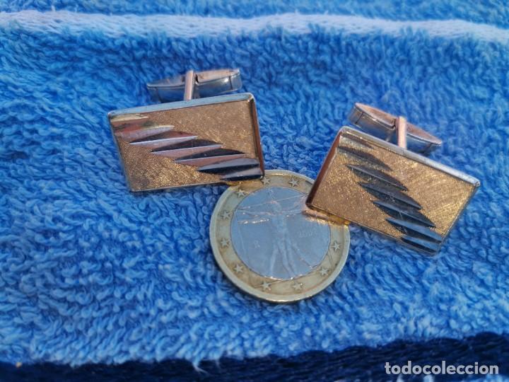 Joyeria: Gemelos a&ntilde;os 60 plata y oro - Foto 10