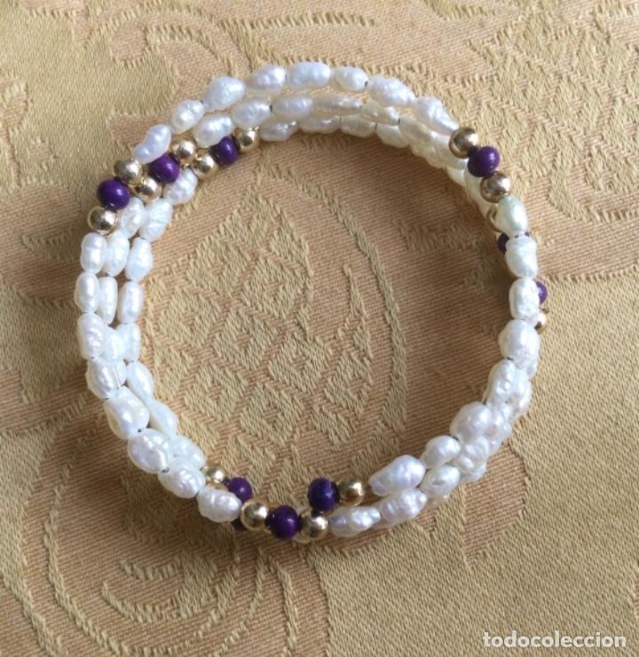 Joyeria: PULSERA DE PERLAS NATURALES DE AGUA DULCE - Foto 2
