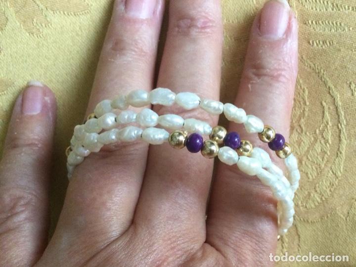 Joyeria: PULSERA DE PERLAS NATURALES DE AGUA DULCE - Foto 4