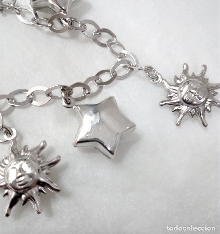 Joyeria: PULSERA DE PLATA DE LEY CON ABALORIOS - MEDIDA 19 cm. - Foto 5
