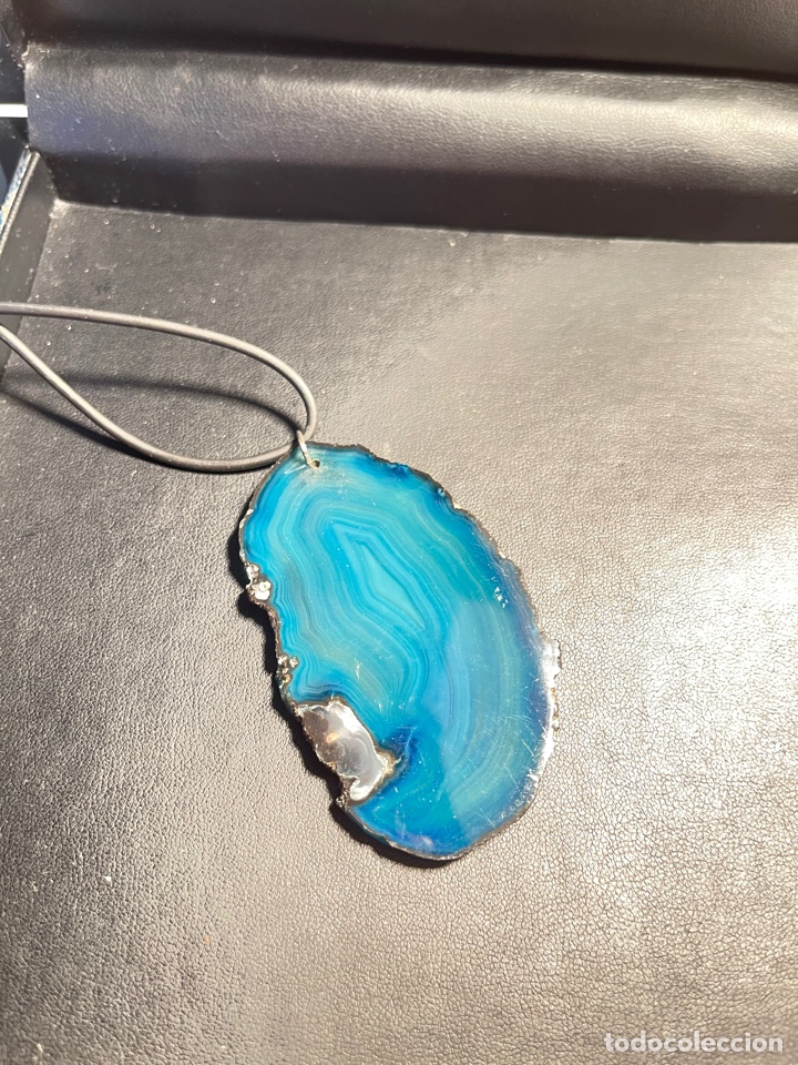 Joyeria: Colgante azul geoda - Foto 1