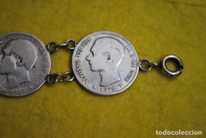 Joyeria: Pulsera de plata de MONEDAS ALFONSO . - Foto 2
