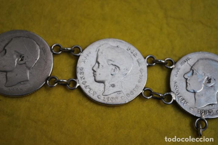 Joyeria: Pulsera de plata de MONEDAS ALFONSO . - Foto 4