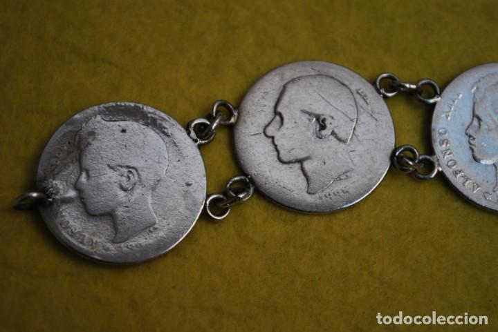 Joyeria: Pulsera de plata de MONEDAS ALFONSO . - Foto 5