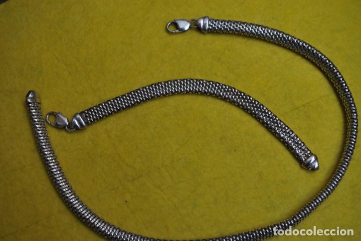 Joyeria: Bellisimo COLLAR Y PULSERA de plata de ley. - Foto 1