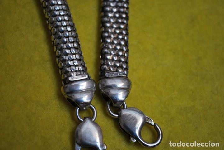 Joyeria: Bellisimo COLLAR Y PULSERA de plata de ley. - Foto 6