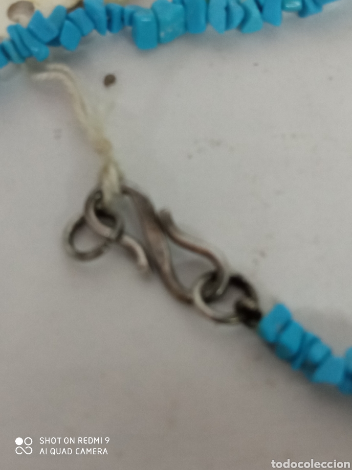 Joyeria: Gargantilla plata y turquesa + - Foto 2