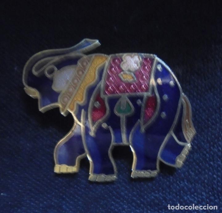 Joyeria: Broche esmaltado elefante - Foto 1