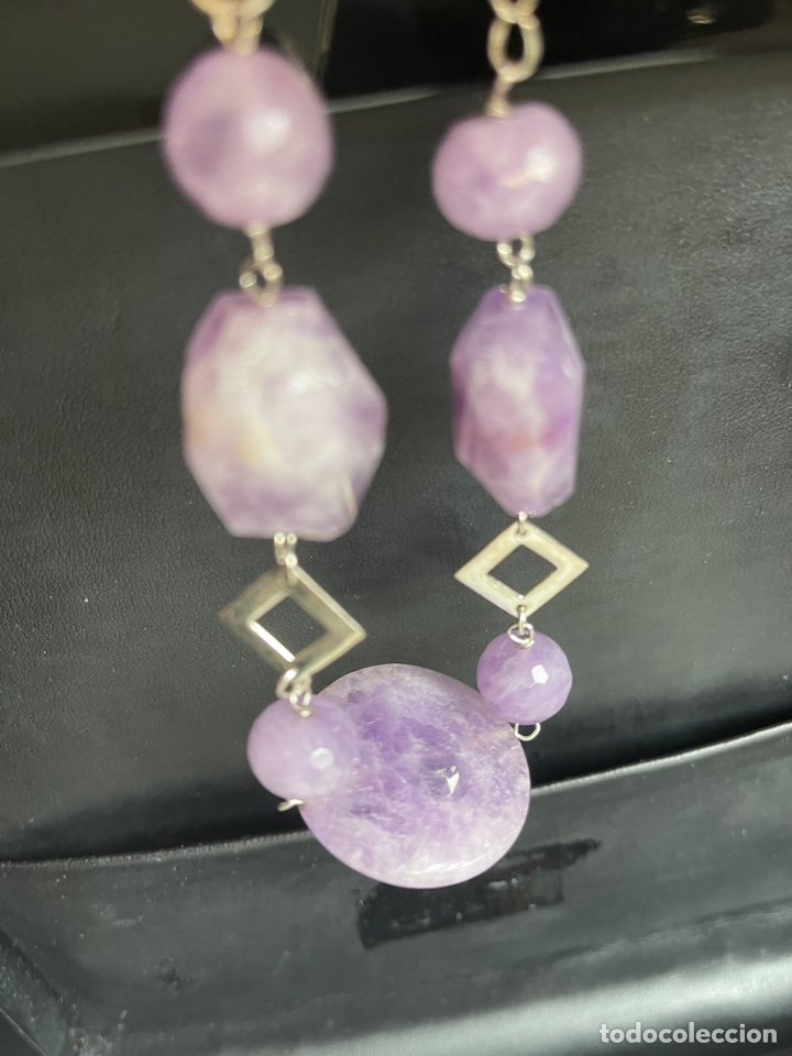 Joyeria: Pulsera de amatista pulida con plata - Foto 7