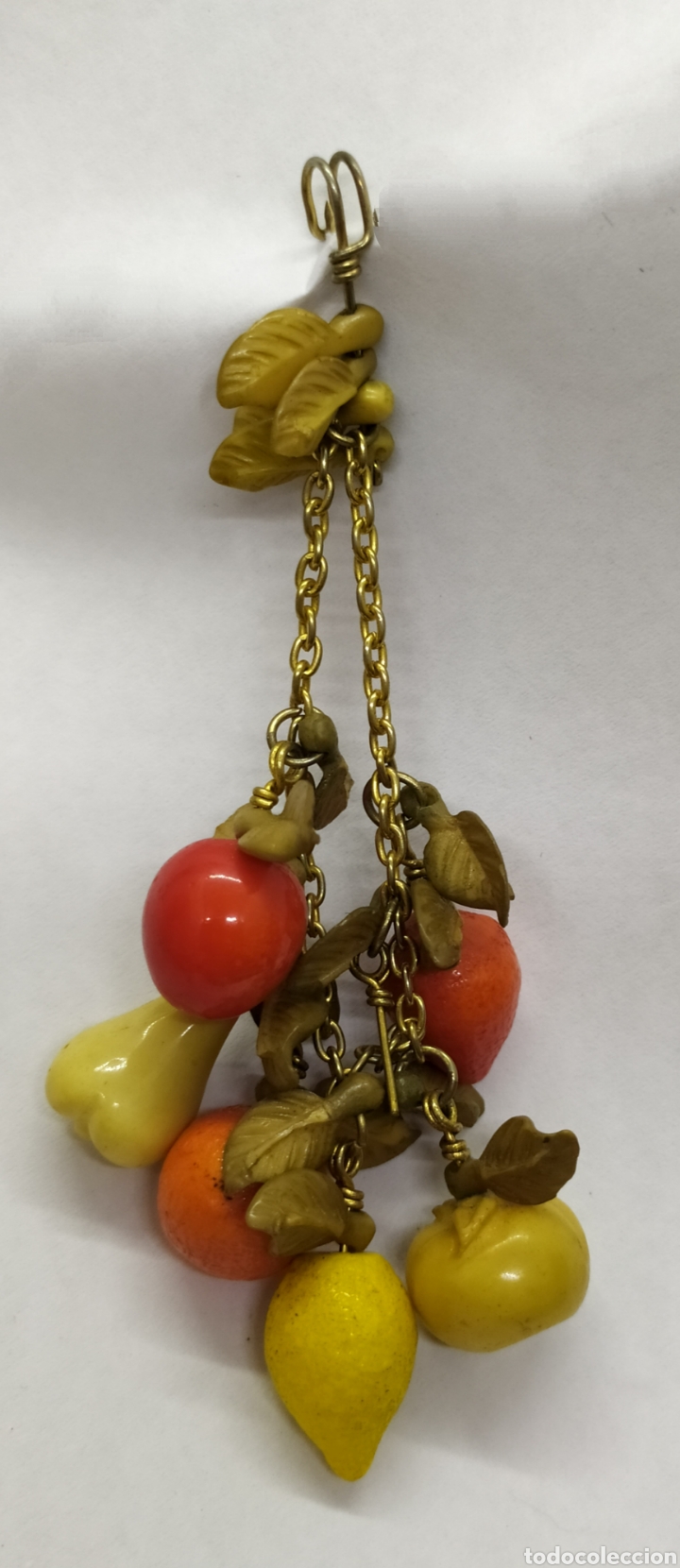 Joyeria: Original broche de frutas de baquelita. - Foto 5