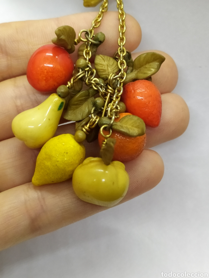 Joyeria: Original broche de frutas de baquelita. - Foto 6