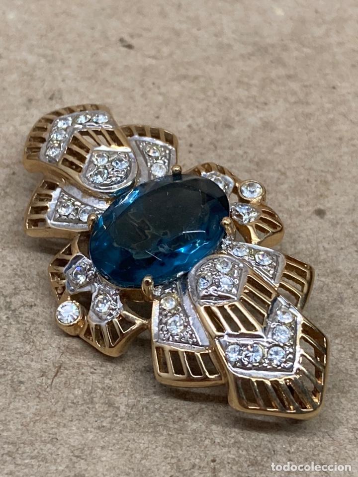 Joyeria: Broche estilo Art Deco chapado oro /B139 - Foto 2