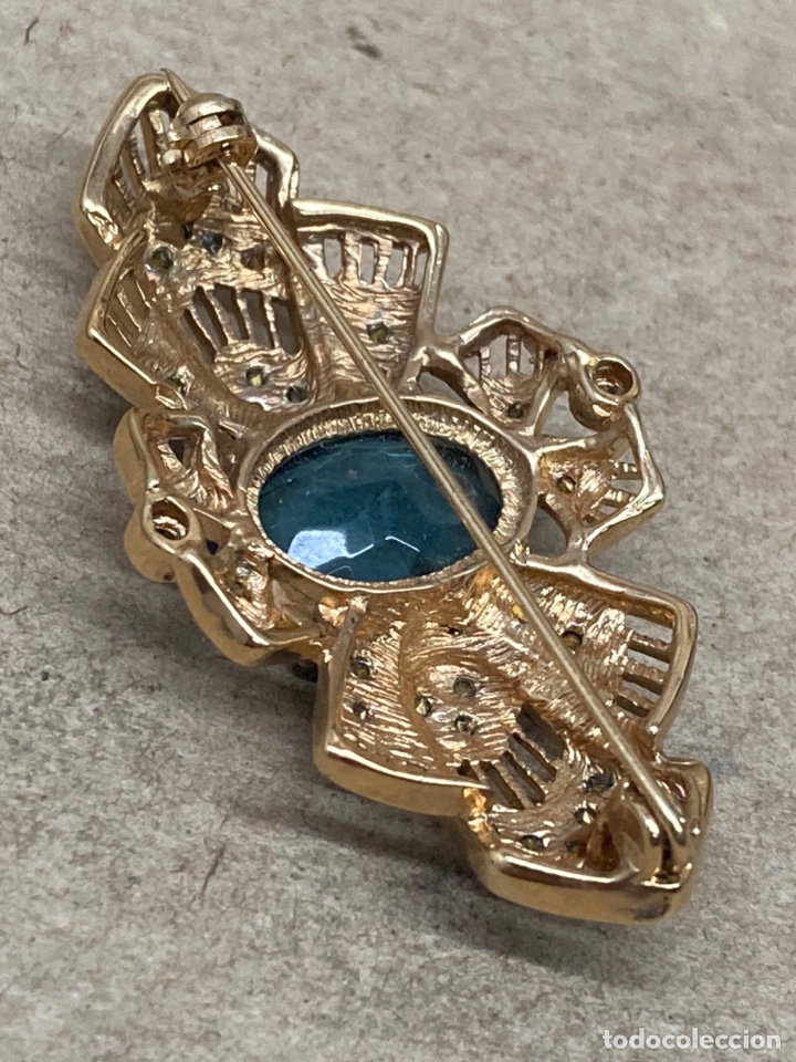 Joyeria: Broche estilo Art Deco chapado oro /B139 - Foto 3
