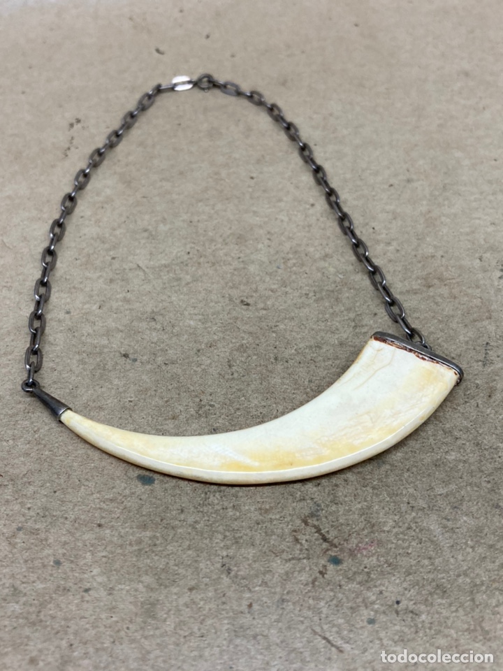 Joyeria: Collar de plata y hueso - Foto 1