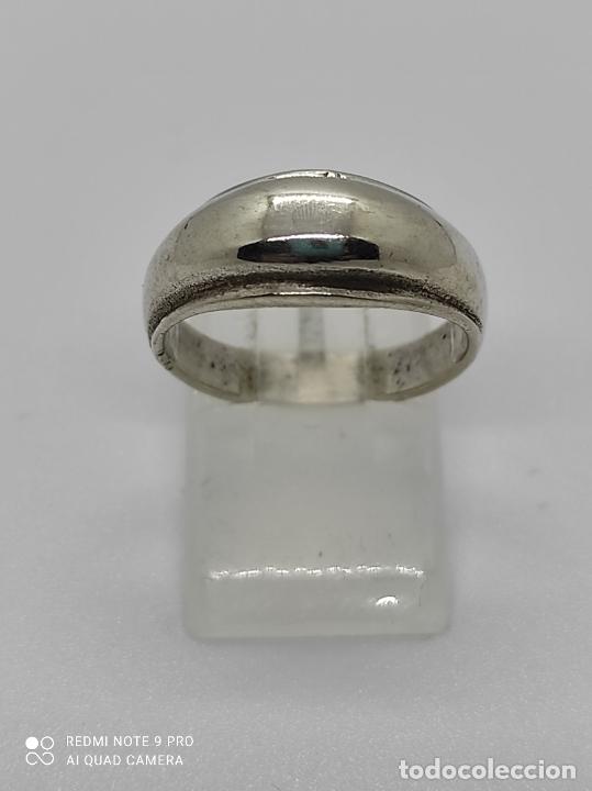 Joyeria: Precioso antiguo anillo en plata de ley. - Foto 2