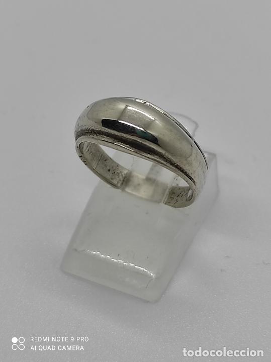 Joyeria: Precioso antiguo anillo en plata de ley. - Foto 3