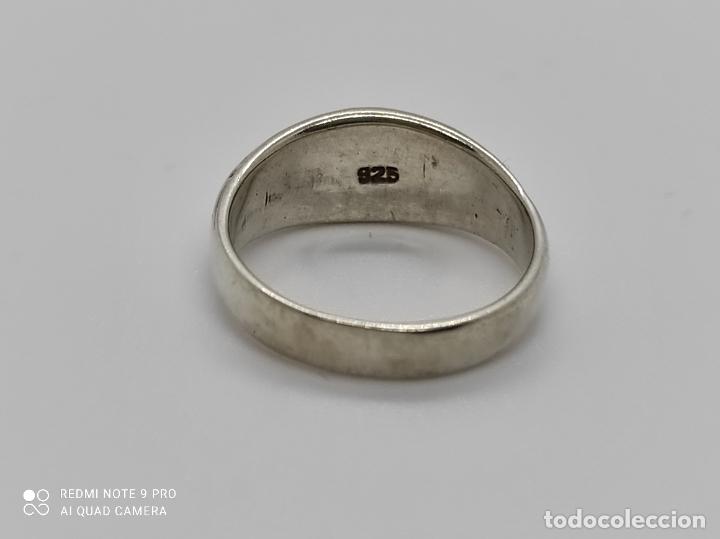 Joyeria: Precioso antiguo anillo en plata de ley. - Foto 4