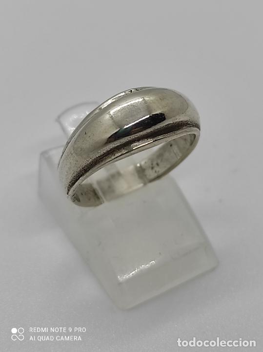 Joyeria: Precioso antiguo anillo en plata de ley. - Foto 1