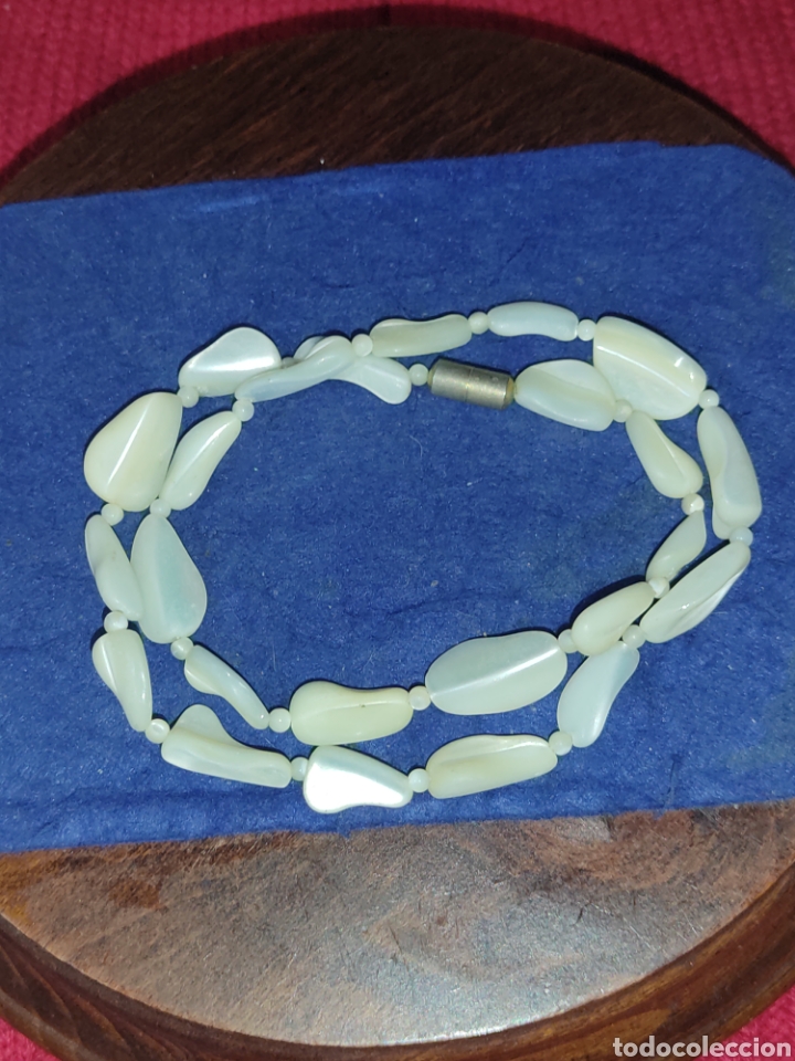 Joyeria: Collar de piezas de Nacar,a&ntilde;os 70 - Foto 4