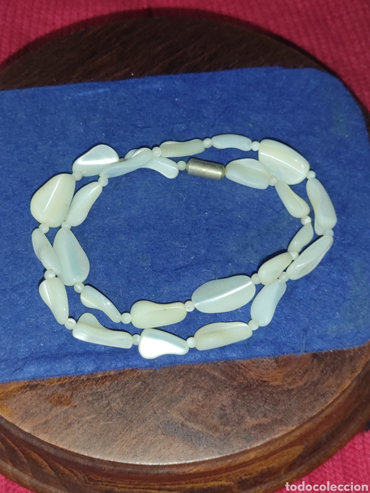 Joyeria: Collar de piezas de Nacar,a&ntilde;os 70 - Foto 6