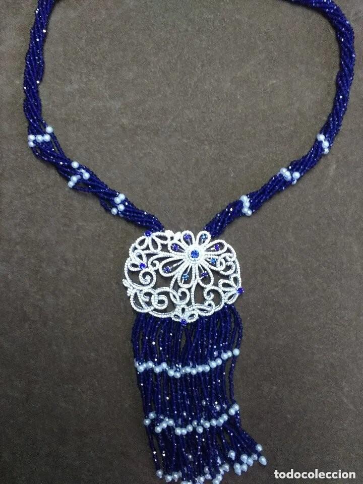 Joyeria: COLLAR DE ZAFIROS Y PLATA. - Foto 3