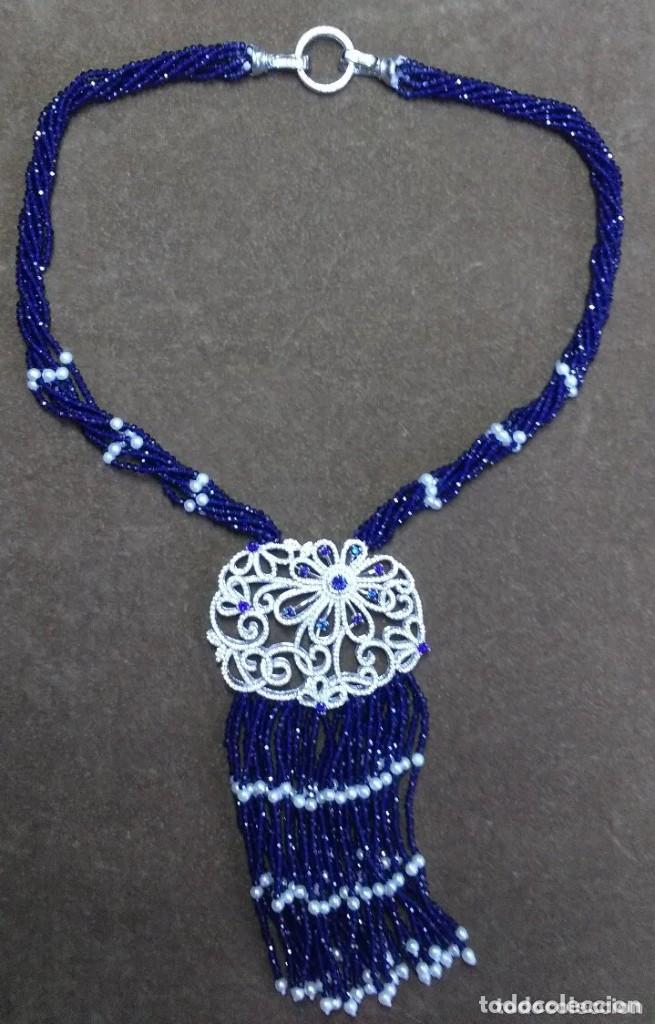 Joyeria: COLLAR DE ZAFIROS Y PLATA. - Foto 1
