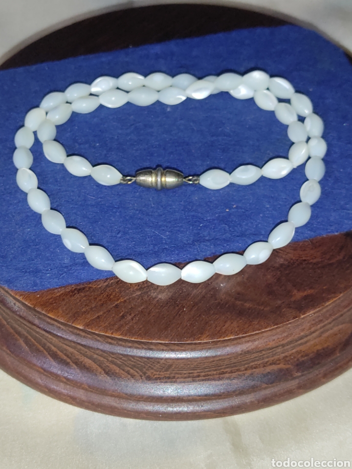 Joyeria: Collar de Nacar a&ntilde;os 60 - 70. - Foto 4
