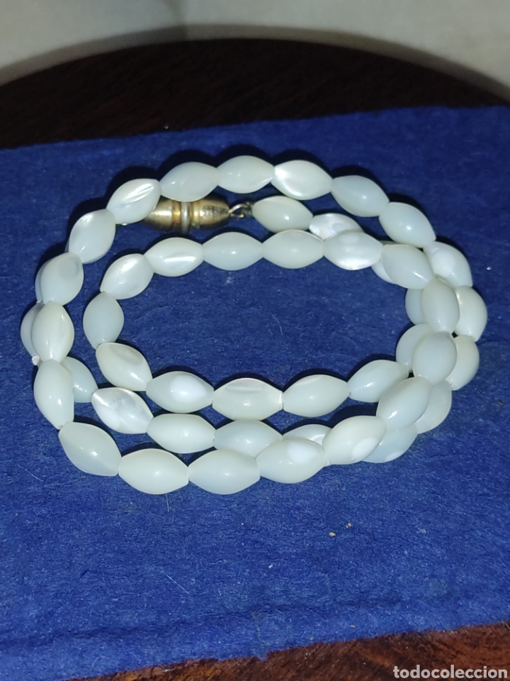 Joyeria: Collar de Nacar a&ntilde;os 60 - 70. - Foto 5