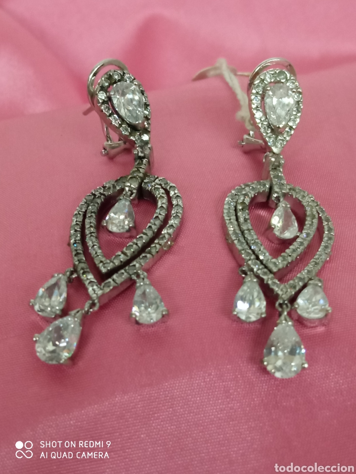 Joyeria: Pendientes plata y warosky + - Foto 1