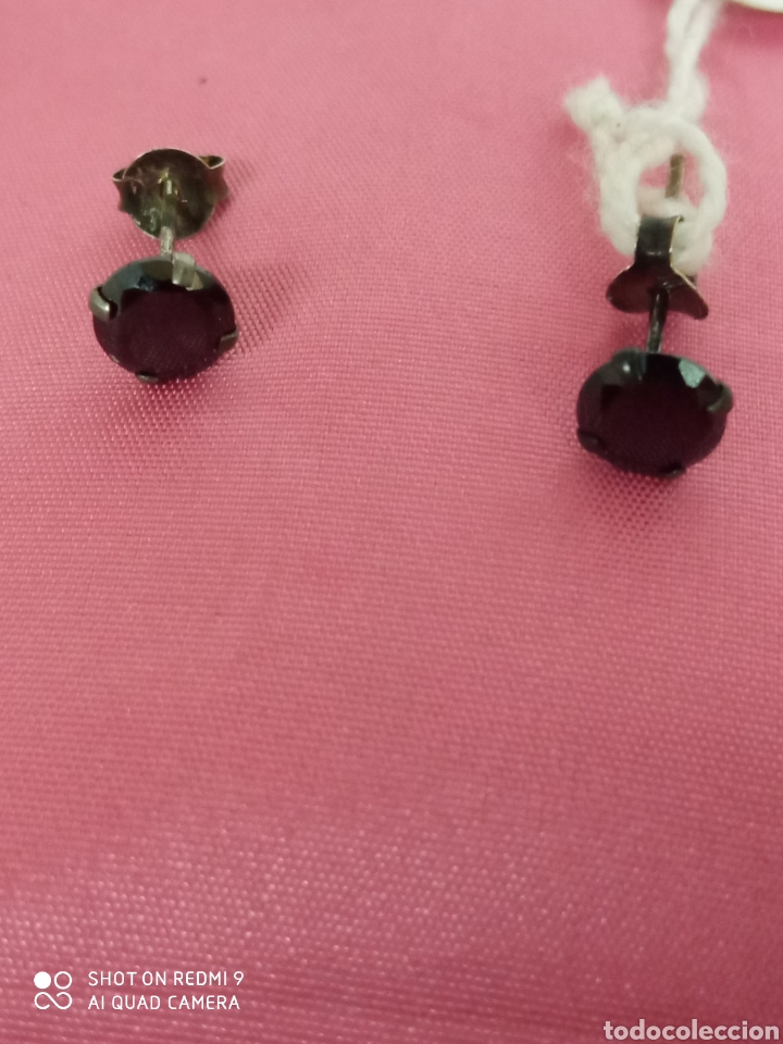 Joyeria: Pendientes plata y azabache + - Foto 1