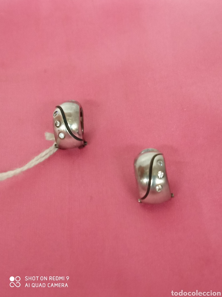 Joyeria: Pendientes plata y circonitas + - Foto 1