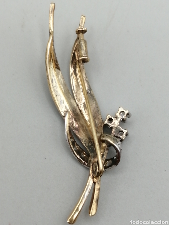 Joyeria: Broche plata dorada y pedrer&iacute;a - Foto 3