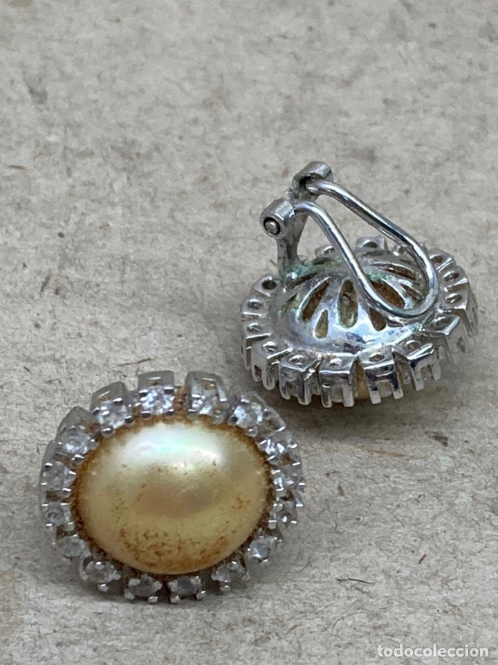 Joyeria: Pendientes de plata y perlas /P216 - Foto 2