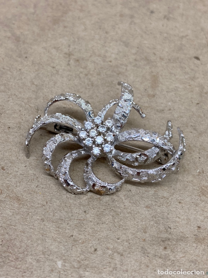 Joyeria: Broche de plata RODIADO CON CIRCONITAS /B79 - Foto 1