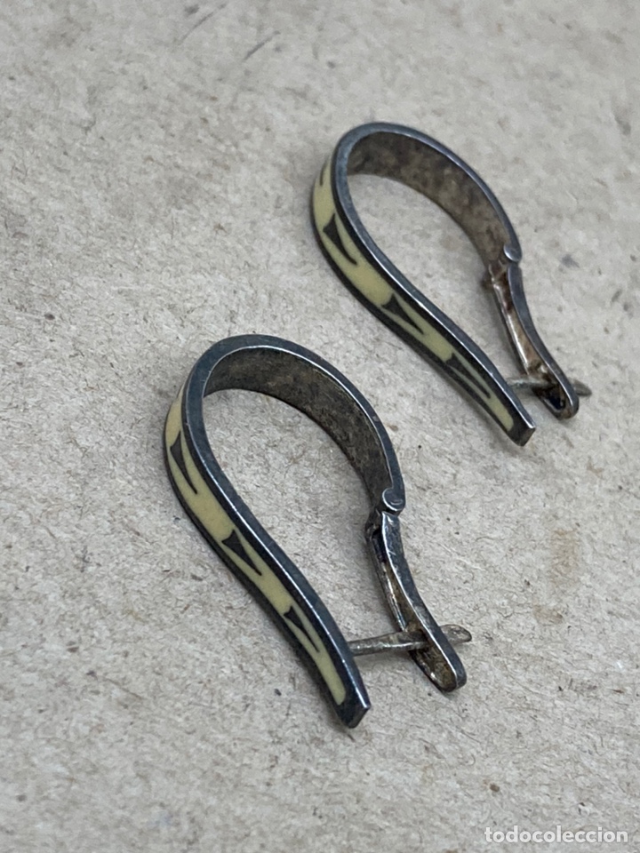 Joyeria: Pendientes de plata de ley - Foto 1