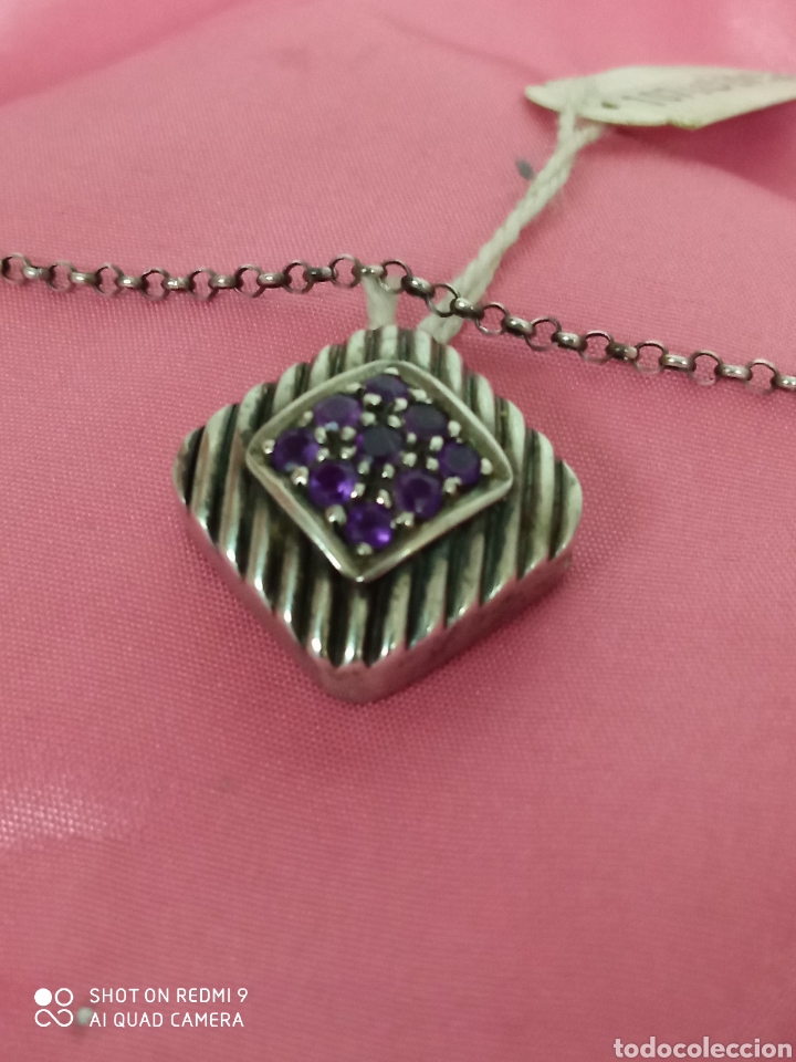 Joyeria: Colgante plata y amatista + - Foto 1